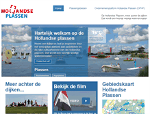 Tablet Screenshot of hollandseplassen.com